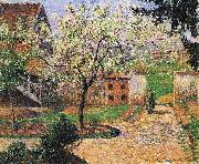 Camille Pissarro Flowering Plum Tree Eragny oil painting on canvas